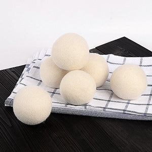 Handmade Wool Dryer Balls Pack of 6