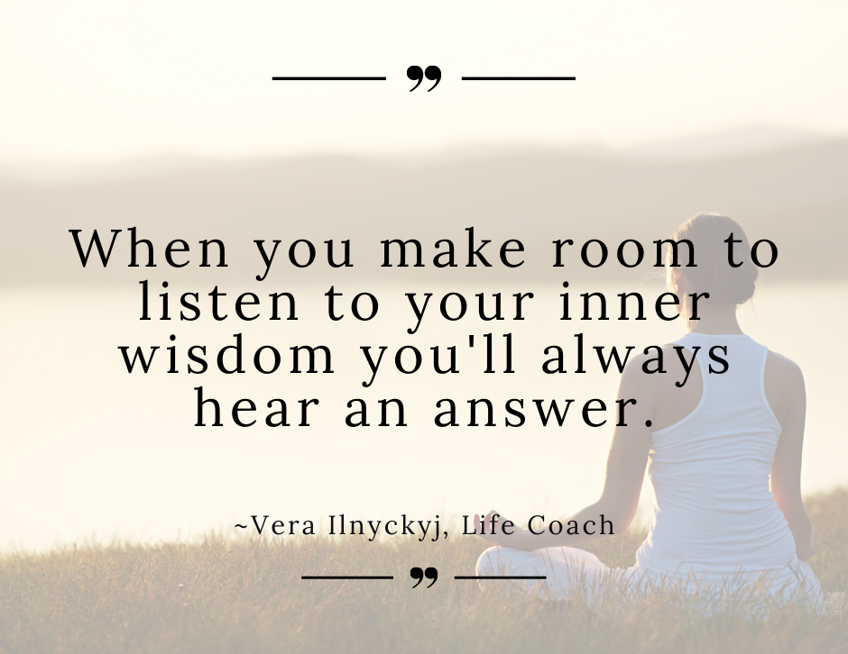 Make Room to Listen to Your Inner Wisdom