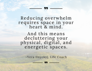 Reducing Overwhelm: Make Space for Your Thoughts and Feelings