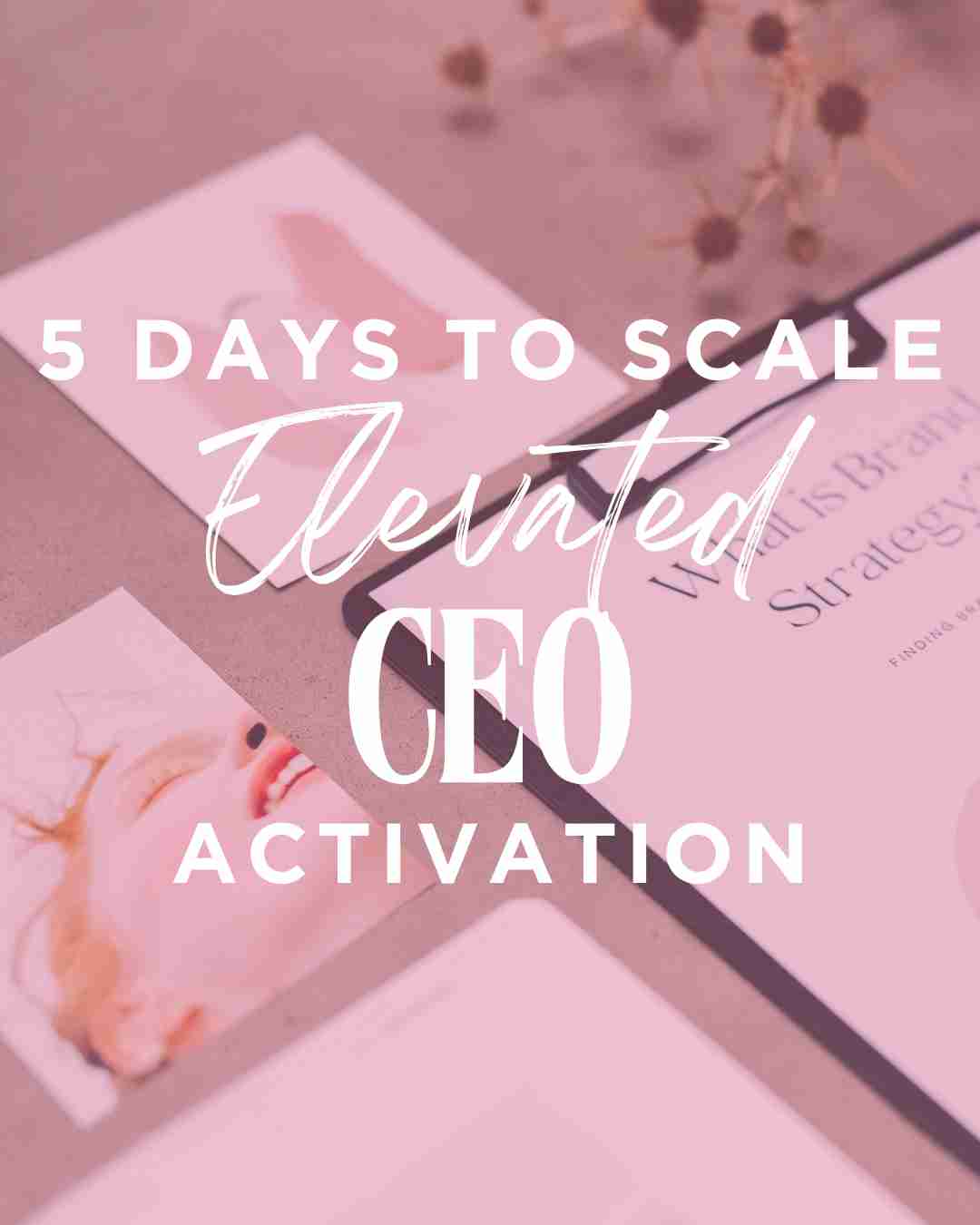5 Days to Scale - Elevated CEO Activation