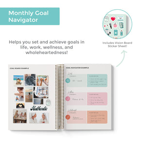 Dare to Declare Vision Board Planner: Undated Day Planner & Goal Setter