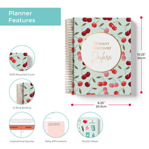 Dare to Declare Vision Board Planner: Undated Day Planner & Goal Setter