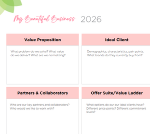 Beautiful Business Planner 2026 - Daily, Weekly, Quarterly, and Yearly Planner for Wellness-Minded Women in Business