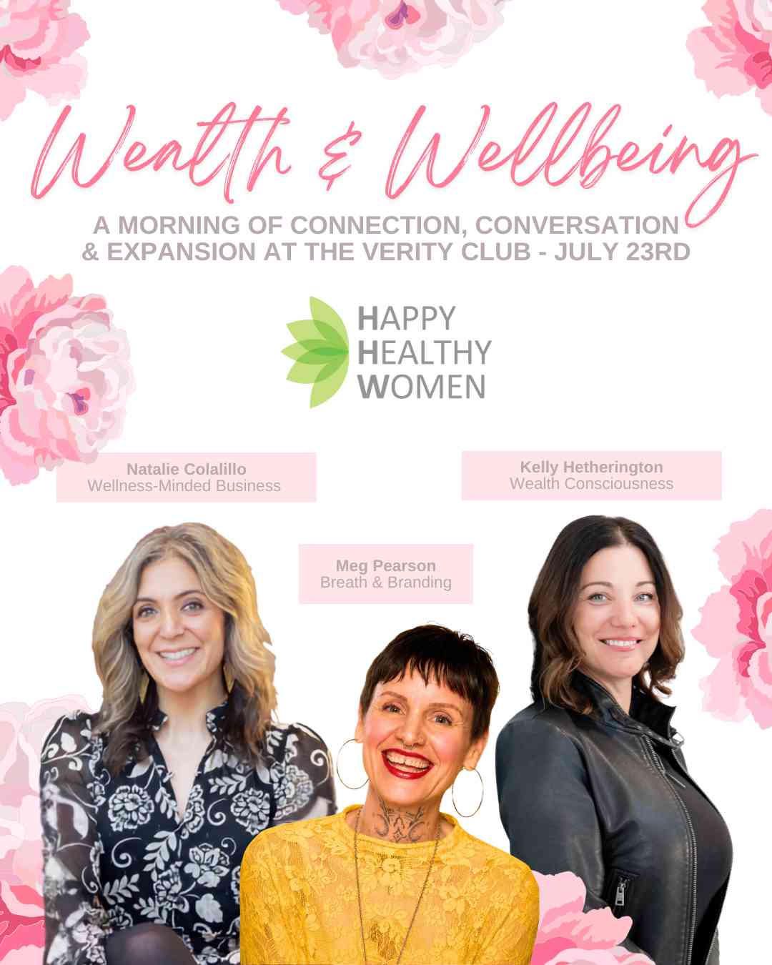 Wealth & Wellbeing: A Morning of Connection, Conversation, & Expansion (Members Save 50%)