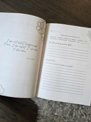 Becoming Her; Elevation Through Conscious Creation: Guided Manifestation Journal by Happy Healthy Women for Wellness-Minded Women in Business, Female Founders and Entrepreneurs