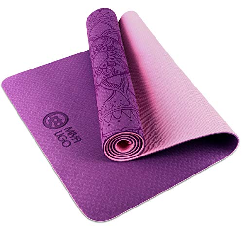 Eco Friendly Non Slip Yoga Mat with Carrying Strap