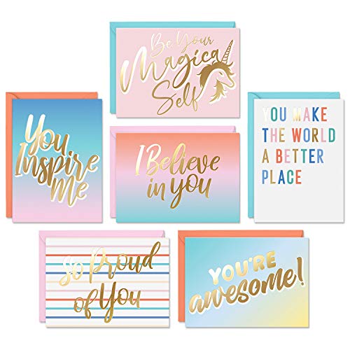 Set of 24 Encouragement Cards with Envelopes